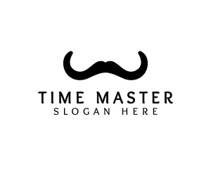 Mustache Horns Barber logo design