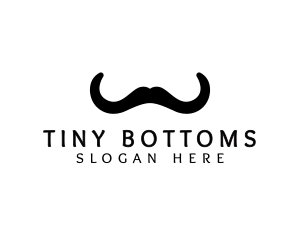 Mustache Horns Barber logo design