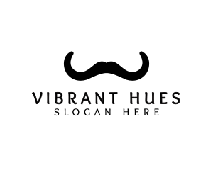 Mustache Horns Barber logo design