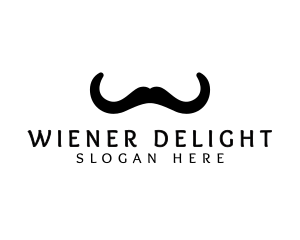 Mustache Horns Barber logo design