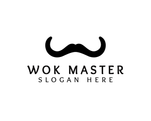 Mustache Horns Barber logo design