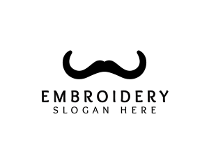 Mustache Horns Barber logo design