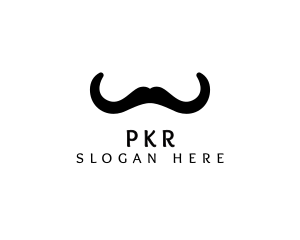 Mustache Horns Barber logo design