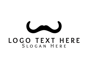 Mustache Horns Barber Logo