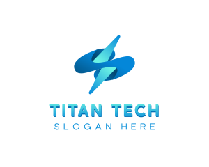 Lightning Tech  Electricity logo design