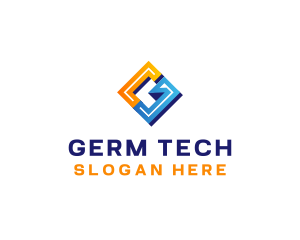 Modern Letter G Tech logo design