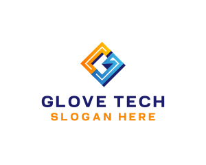 Modern Letter G Tech logo design