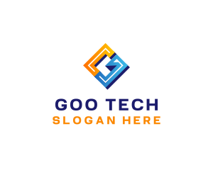 Modern Letter G Tech logo design