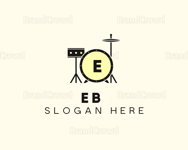 Drum Musical Instrument Logo