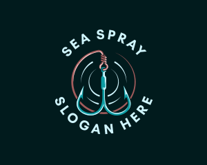 Maritime Fishing Equipment logo design