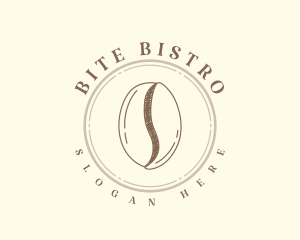 Coffee Bean Bistro Cafe logo design