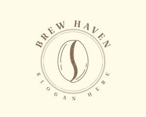 Brew - Coffee Bean Bistro Cafe logo design