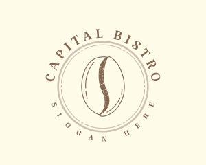 Coffee Bean Bistro Cafe logo design