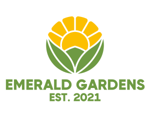 Natural Sunshine Garden logo design