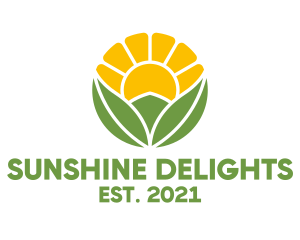 Sunshine - Natural Sunshine Garden logo design