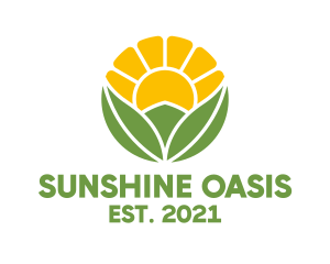 Natural Sunshine Garden logo design