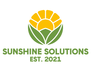 Natural Sunshine Garden logo design