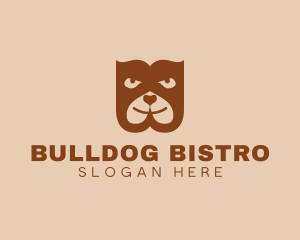 Bulldog Pet Club  logo design