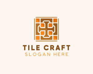 Tile - Cross Tile Flooring logo design