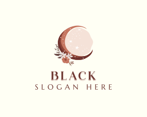 Floral - Moon Flower Bloom logo design