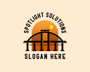 Bridge Arch Landmark logo design