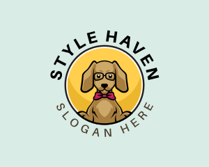 Shelter - Cute Smart Dog logo design