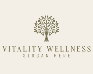 Wellness Tree Garden logo design