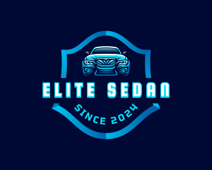 Auto Sedan Car logo design