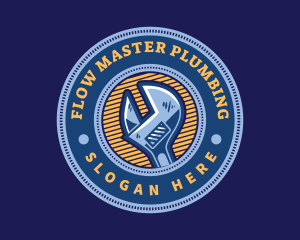 Plumbing - Plumbing Repair Wrench logo design