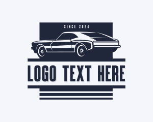 Muscle Car - Car Detailing Automotive logo design