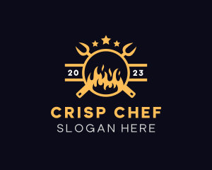 Fire Roast Grill logo design