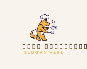 Dog Chef Cooking Logo