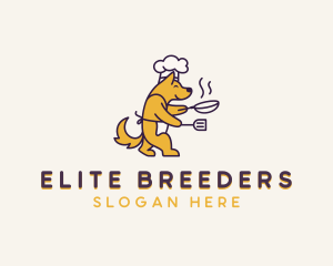 Dog Chef Cooking logo design