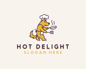 Dog Chef Cooking logo design