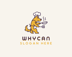 Pit Bull - Dog Chef Cooking logo design