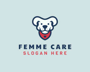 Dog Puppy Pet Care logo design