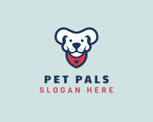 Dog Puppy Pet Care logo design