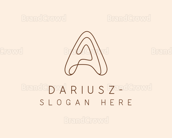 Modern Business Letter A Logo