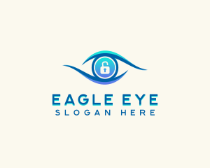 Eye Lock Security logo design