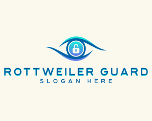 Eye Lock Security logo design