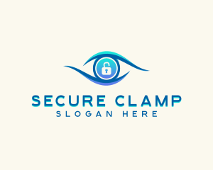 Eye Lock Security logo design