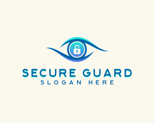 Eye Lock Security logo design