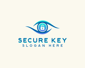 Password - Eye Lock Security logo design