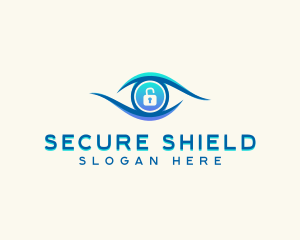 Antivirus - Eye Lock Security logo design