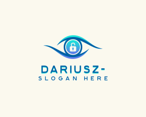 Monitoring - Eye Lock Security logo design