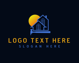 Property Developer - Roof House Construction logo design