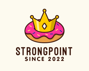 Dessert - Crown Donut Dessert logo design