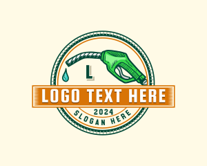 Power - Petrol Gasoline Pump logo design