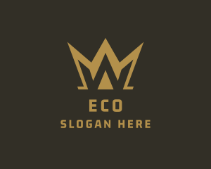 Elegant Crown Letter W Logo