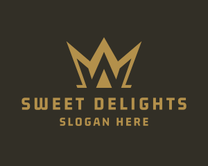 Trading - Elegant Crown Letter W logo design